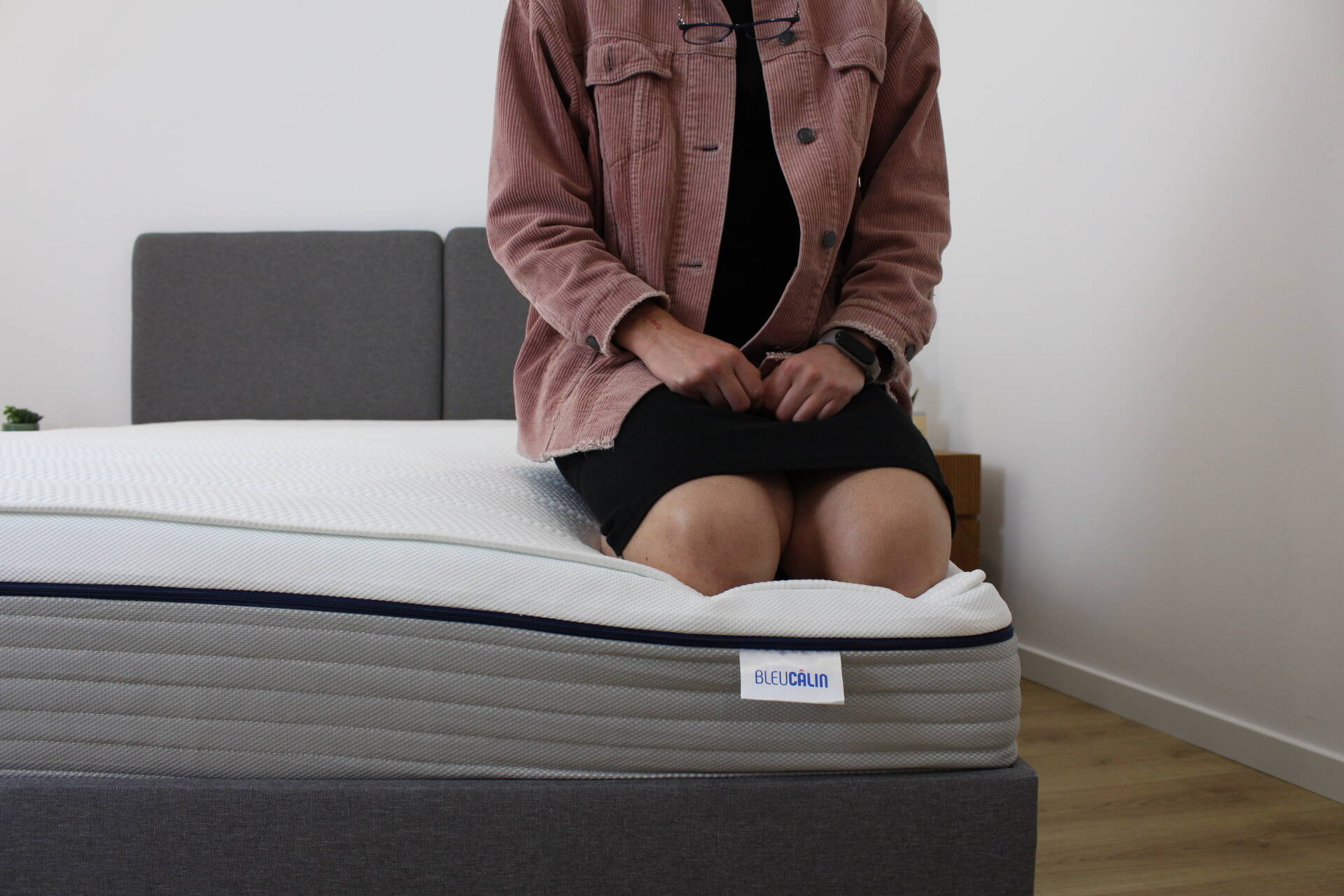 matelas bleu calin